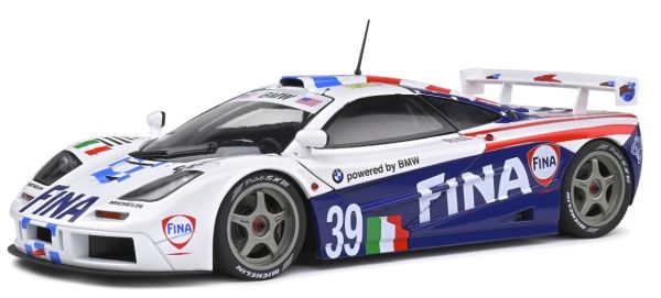 SOL1804103 - Mc LAREN F1 GTR Coda corta 24H du MANS 1996 Bianco e blu - 1