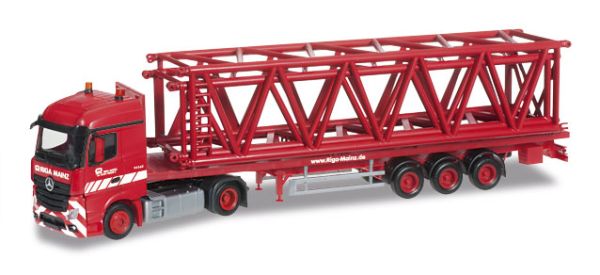 HER304764 - MERCEDES Actros con semirimorchio ed elemento gru LIEBHERR LR1600/2 RIGA MAINZ - 1