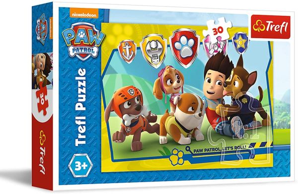 TRF18239 - PAW PATROL Puzzle da 30 pezzi: Rider e i suoi amici - 1