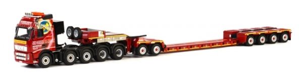 WSI01-1257 - VOLVO FH2 10x4 con Nooteboom 2+4 Trasportino per attrezzature pesanti JAN COESENS - 1