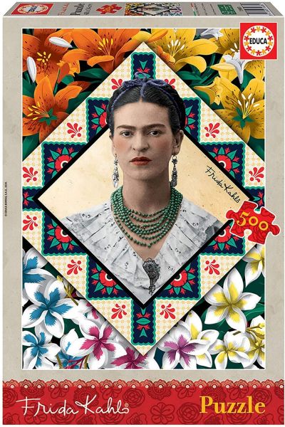 EDU18483 - Puzzle 500 pezzi Frida Kahlo - 1