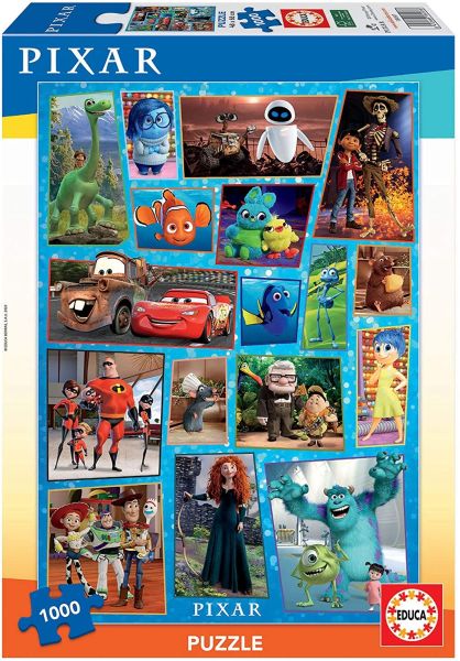 EDU18497 - Puzzle da 1000 pezzi con personaggi Disney Pixar - 1