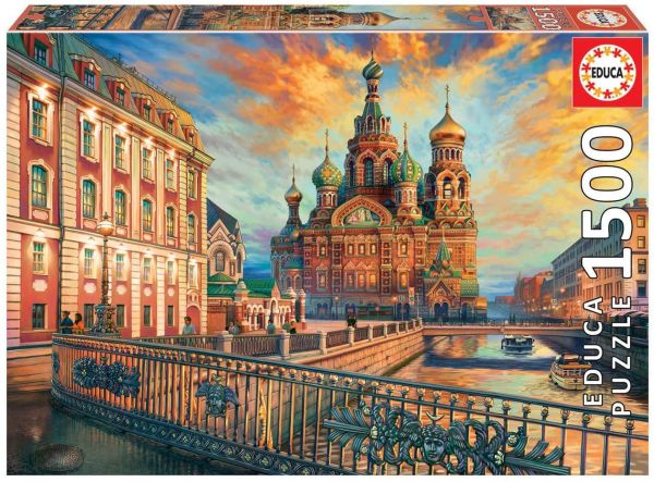 EDU18501 - Puzzle 1500 Pezzi San Pietroburgo - 1