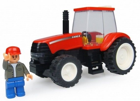 UHK1202 - CASE IH Con mattoncino da costruzione (48 pezzi) - 1