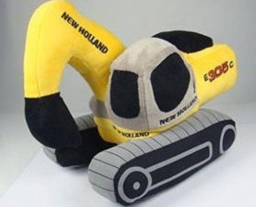 UHK1107 - Giocattolo della peluche dell'escavatore cingolato della NEW HOLLAND E305C - 1