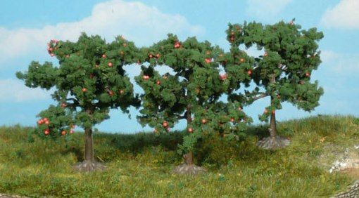 HEK1160 - Set di 3 alberi di mele 8 cm - 1