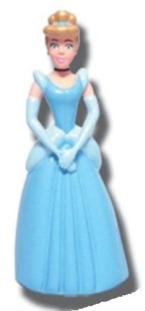 T8819B - Statuetta della principessa DISNEY con un portachiavi - Cenerentola - 1
