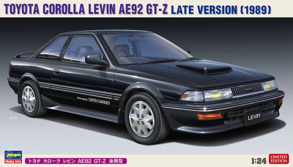 HAW20486 - TOYOTA Corolla Levin AE92 GT-Z Black da assemblare e verniciare - 1