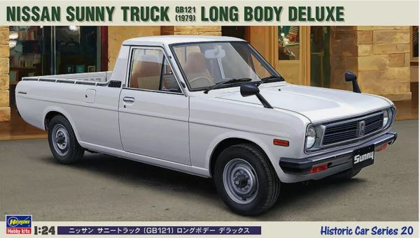 HAW21120 - NISSAN Sunny GB121 - Carrozzeria lunga deluxe 1979 bianco da assemblare e verniciare - 1