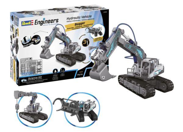 REV21305 - Escavatore idraulico 3 in 1 da assemblare - 1