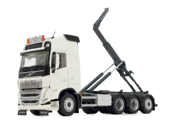 MAR2235-01 - VOLVO FH5 8x4 bianco con gancio Meiller - 1