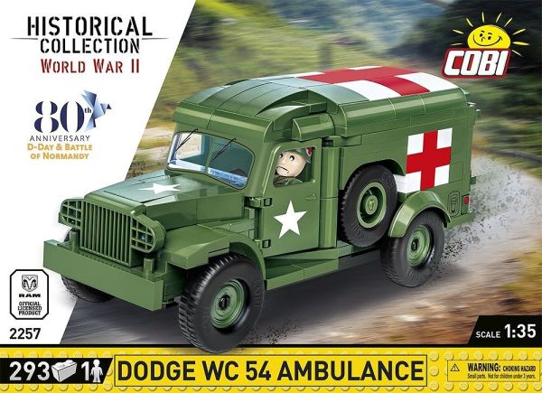 COB2257 - DODGE WC-54 1942 ambulanza 80° Anniversario dello Sbarco - 293 Monete - 1