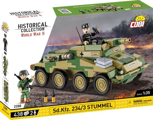 COB2288 - Carro armato SD.KFZ 234/3 STUMMEL - 439 pezzi - 1
