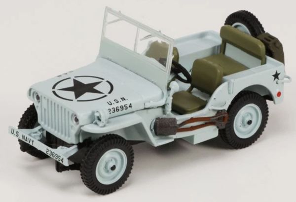 MCITY24217 - Jeep Willys Blu della Marina Militare Americana - 1