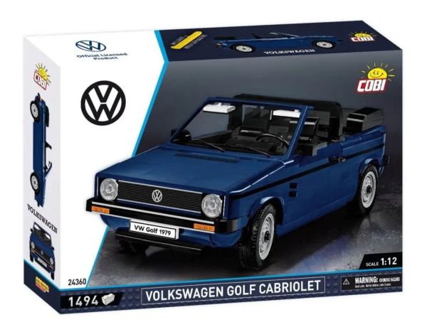 COB24360 - VOLKSWAGEN Golf I Cabrio 1979 Blu - 1494 pezzi - 1