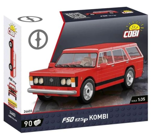 COB24603 - FSO 125P Kombi rosso - 90 pezzi - 1