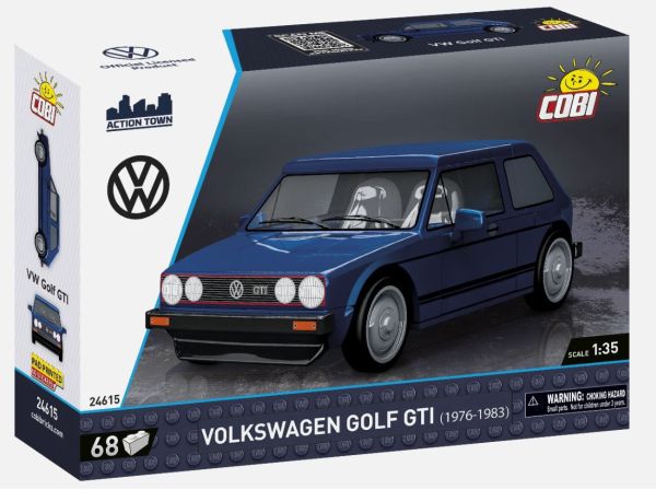 COB24615 - VOLKSWAGEN Golf GTI blu 1976-1983 - 68 pezzi - 1