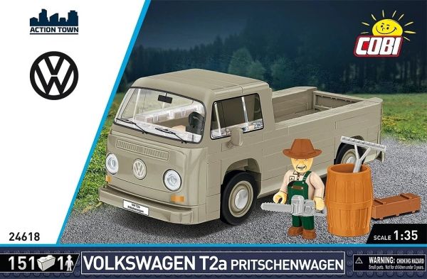 COB24618 - Furgone a pianale ribassato VOLKSWAGEN Tipo 2 - 151 pezzi - 1