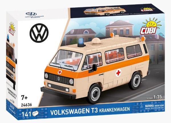 COB24636 - VOLKSWAGEN T3 - Ambulanza - 141 pezzi - 1