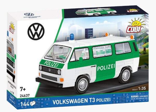 COB24637 - VOLKSWAGEN T3 - Polizei - 144 pezzi - 1