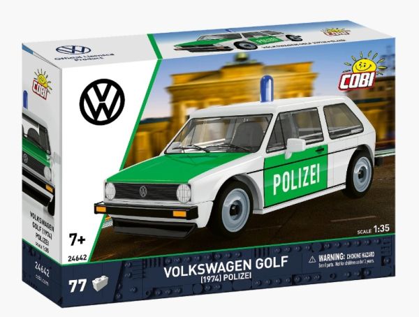 COB24642 - VOLKSWAGEN Golf 1974 Polizei - 77 pezzi - 1
