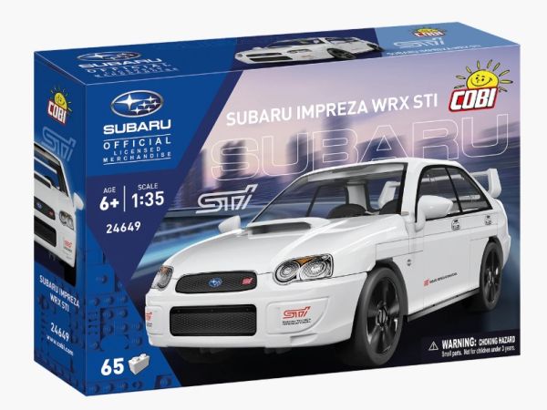 COB24649 - SUBARU Impreza WRX STI bianca - 65 pezzi - 1