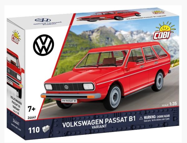 COB24661 - VOLKSWAGEN Passat B1 Variant rossa - 110 pezzi - 1