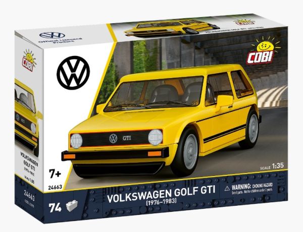 COB24663 - VOLKSWAGEN Golf GTI 1976-1983 gialla - 74 pezzi - 1