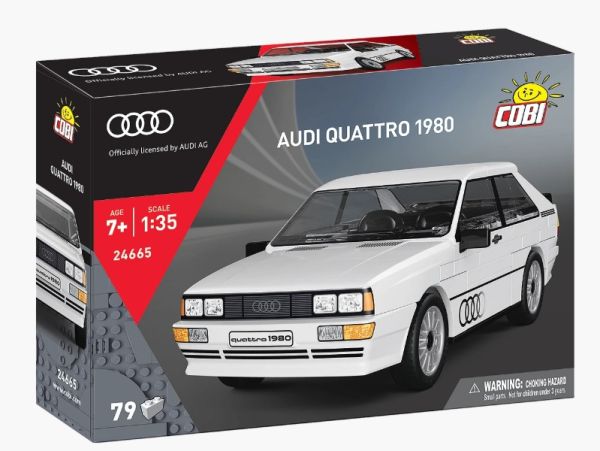 COB24665 - AUDI Quattro 1980 bianca - 79 pezzi - 1