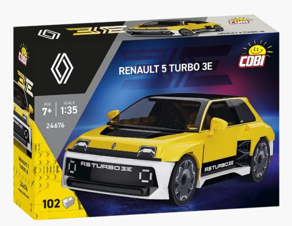 COB24676 - RENAULT 5 Turbo 3E gialla - 102 pezzi - 1