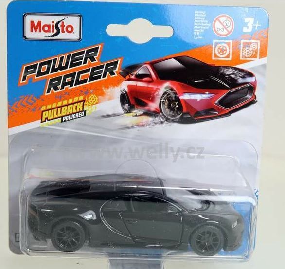 MST25001-19039 - BUGATTI Chiron Nero in blister - 1