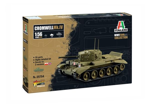 ITA25754 - Carro armato CROMWELL Mk.IV da assemblare e verniciare - 1