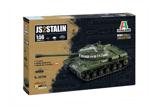 ITA25764 - Carro armato JS2 Stalin da assemblare e verniciare - 1