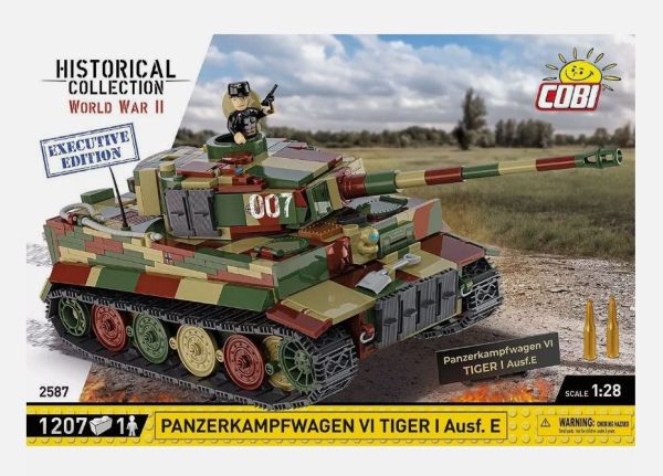 COB2587 - Carro armato PANZERKAMPFWAGEN VI Tiger I Ausf.E - 1207 pezzi - 1