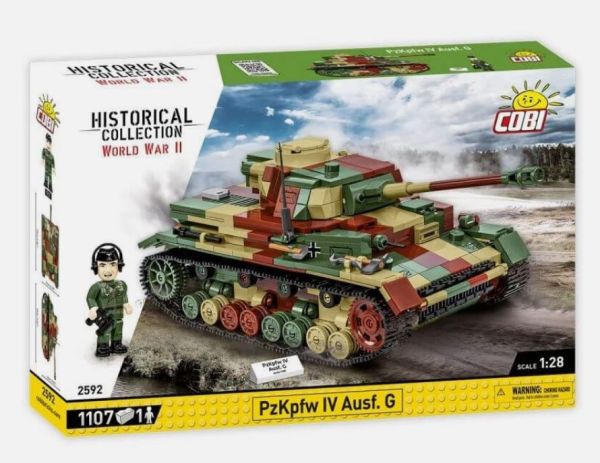 COB2592 - Carro armato PZKPFW IV AUSF.G - 1107 pezzi - 1