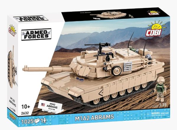 COB2632 - Carro armato M1A2 Abrams - 1025 pezzi - 1