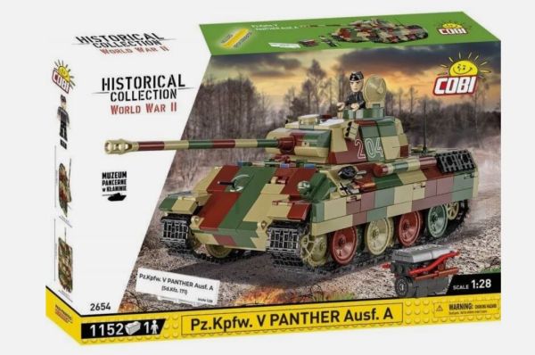 COB2654 - Carro armato Pz.Kpfw. V Panther Ausf.A - 1152 pezzi - 1