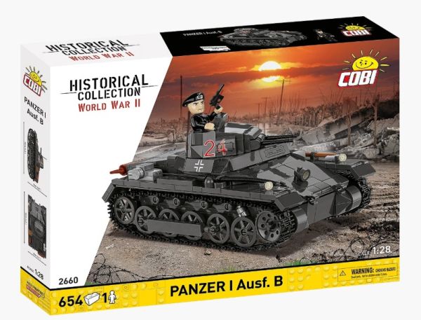 COB2660 - Carro armato PANZER I Ausf.B - 654 pezzi - 1