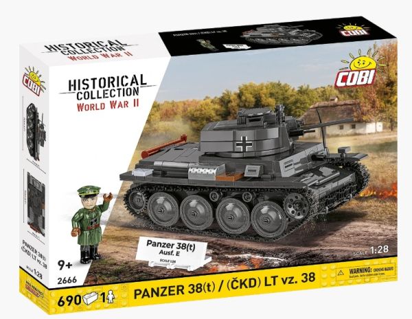 COB2666 - Carro armato PANZER 38t / CKD LT vz.38 - 690 pezzi - 1