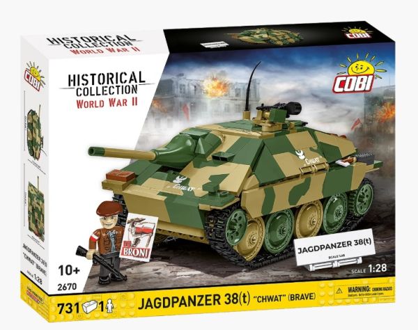COB2670 - Cacciacarri JAGDPANZER 38t / Chwat - 731 pezzi - 1