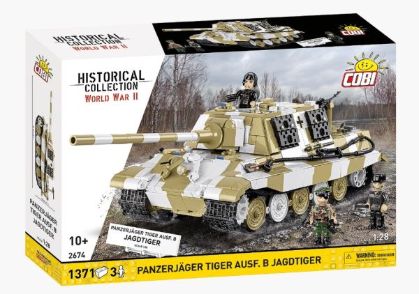 COB2674 - Cacciacarri PANZERJAGER Tiger Ausf.B Jagdtiger - 1371 pezzi - 1