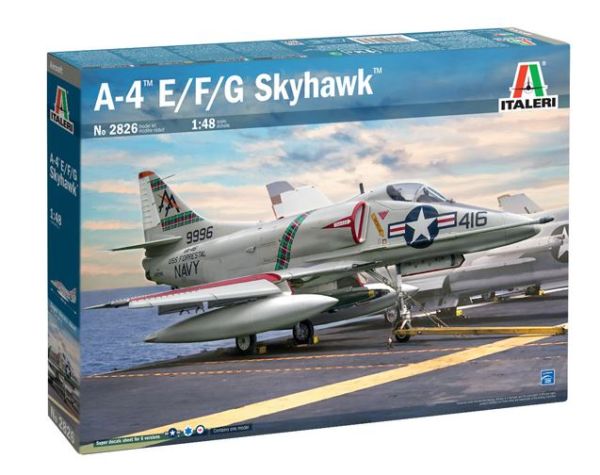 ITA2826 - Aereo da caccia A-4 E/F/G Skyhawk da assemblare e dipingere - 1