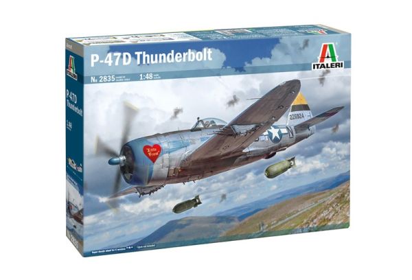 ITA2835 - Aereo da caccia REPUBLIC P-47D Thunderbolt da assemblare e verniciare - 1