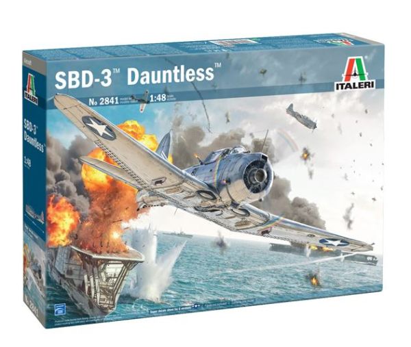 ITA2841 - Aereo da bombardiere senza pilota DOUGLAS USN SBD-3 da assemblare e dipingere - 1