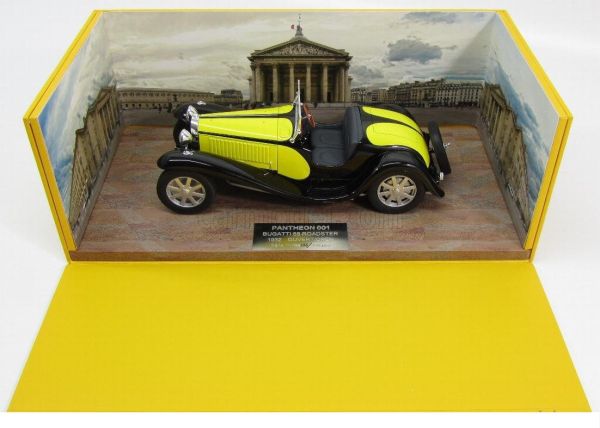 PANTHEON001 - BUGATTI Tipo 55 aperta gialla e nera 1932 - 1