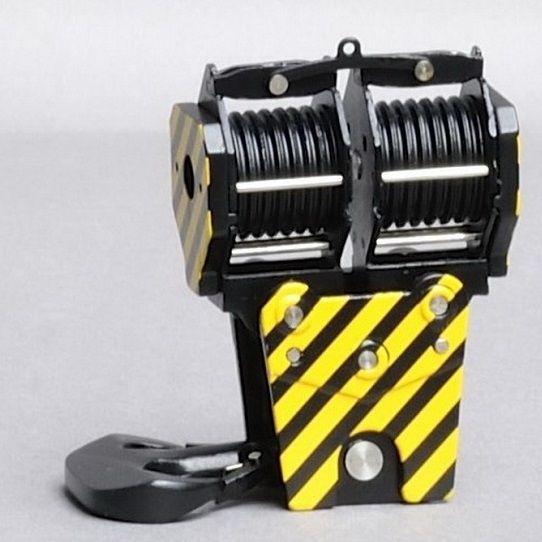 YCC208-1 - Gancio 380 Tonnellate 14 Pulegge Nere e Gialle - 1