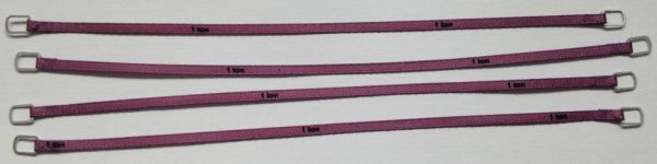 YCC331-6 - Set di 4 cinghie di sollevamento 1 Ton 14 cm Viola - 1