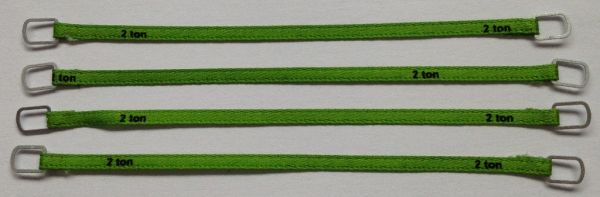 YCC332-3 - Set di 4 cinghie di sollevamento 2 Tonnellate da 8 cm 