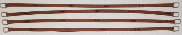 YCC336-6 - Set di 4 cinghie di sollevamento 6 Tonnellate di 28 cm 