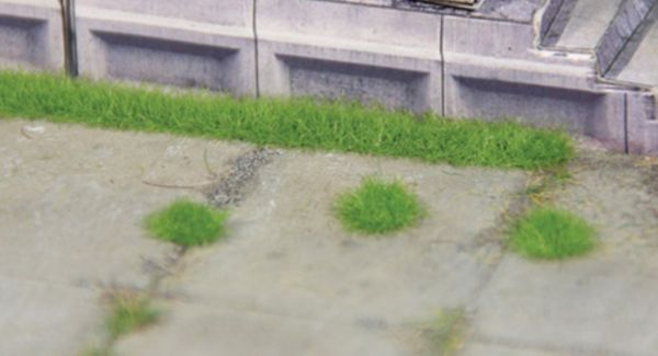 HEK1821 - Ciuffi di erba verde medio e 6 strisce Confezione da 100 - 1